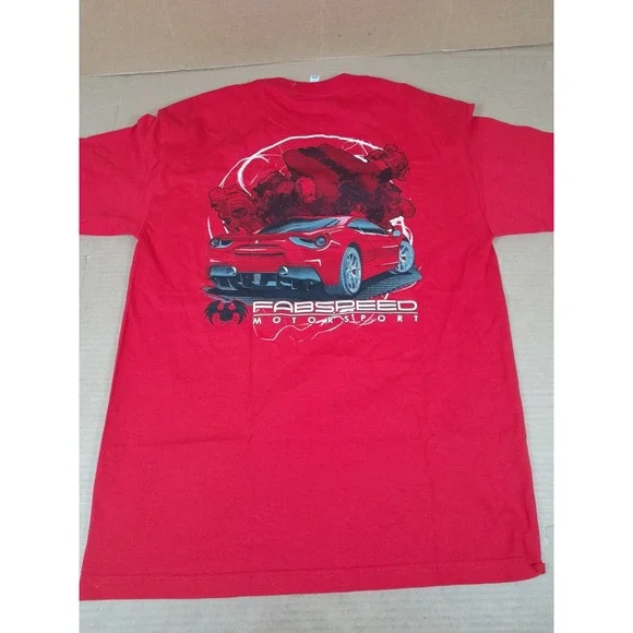Fabspeed Motorsport T-Shirt - Employee Graphic Tee RARE Sz L FERRARI - Picture 10 of 12